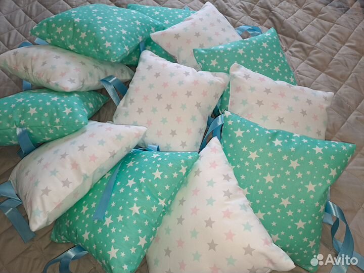 Бортики в детскую кроватку