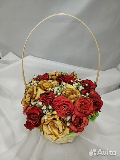 Корзина из роз