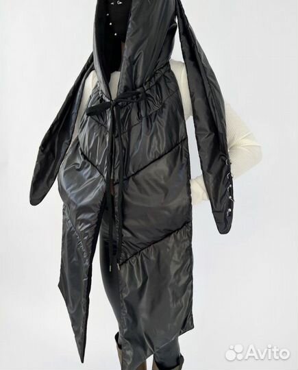 Капюшон и варежки утепленные розовые комплект