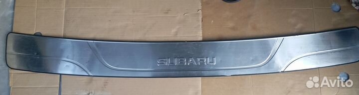 Накладка на задний бампер Forester SG SH