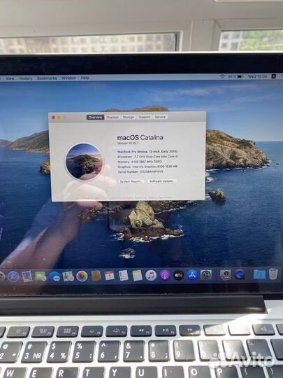 Macbook Pro 13 2015 8 ram 512 ssd