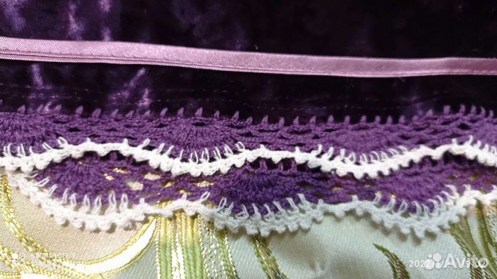 Пончо женское, бархат