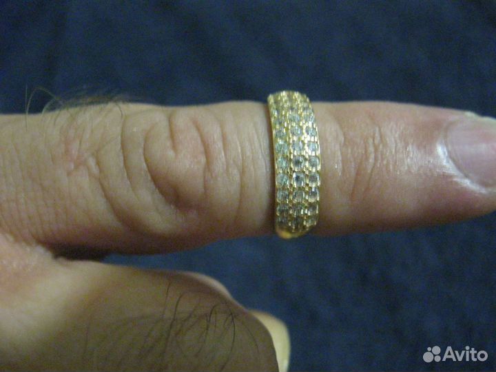 Кольцо золотое 585