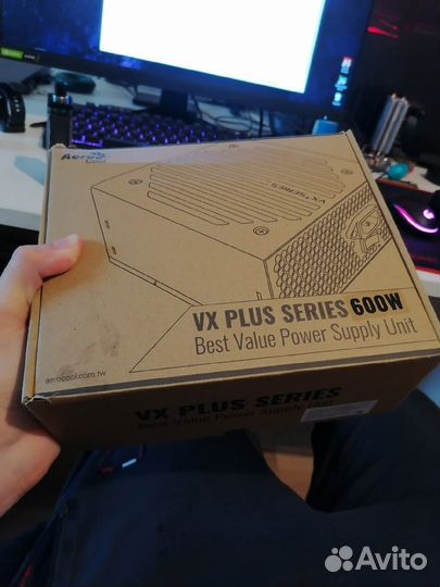 Блок питания aerocool VX plus series 600W