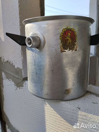 Кастрюля алюминиевая СССР для молока