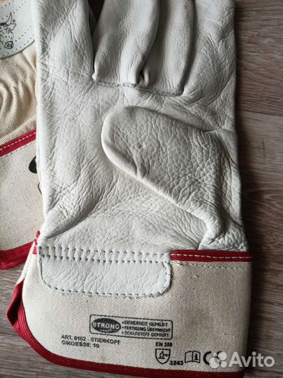 Кожаные перчатки стронг