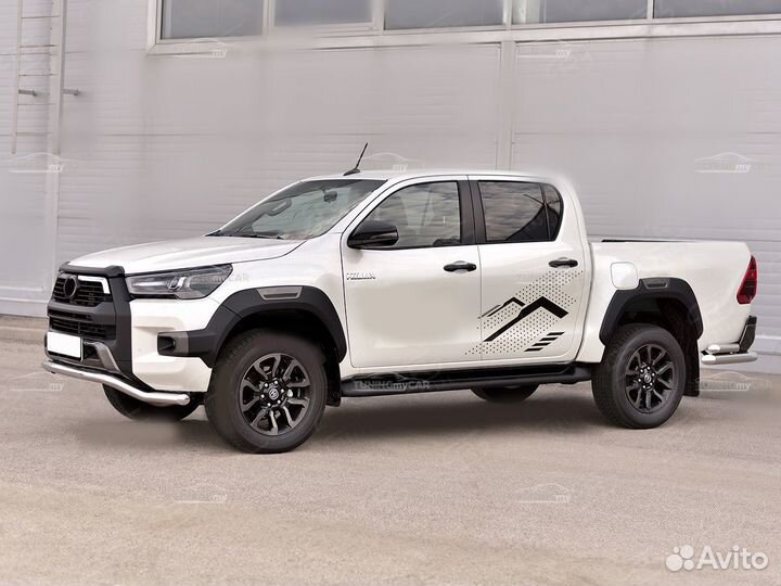 Защита бампера Toyota Hilux Black Onyx