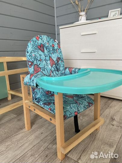 Стульчик для кормления деревянный