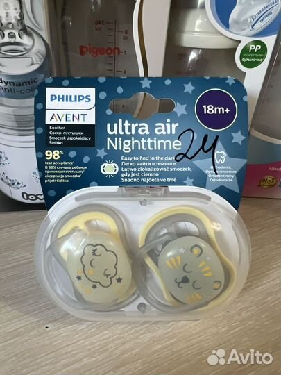 Новые соски пустышки Аvent 18m+