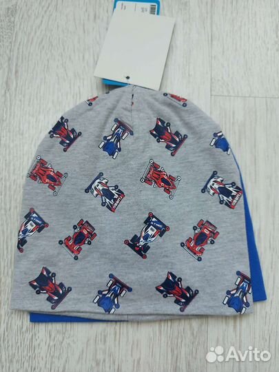 Шапки для мальчика новые(набор из 2х)