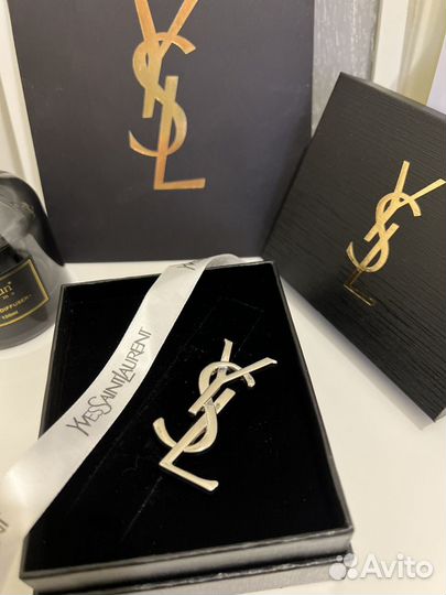 Брошь брошка YSL