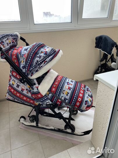 Детские санки коляска