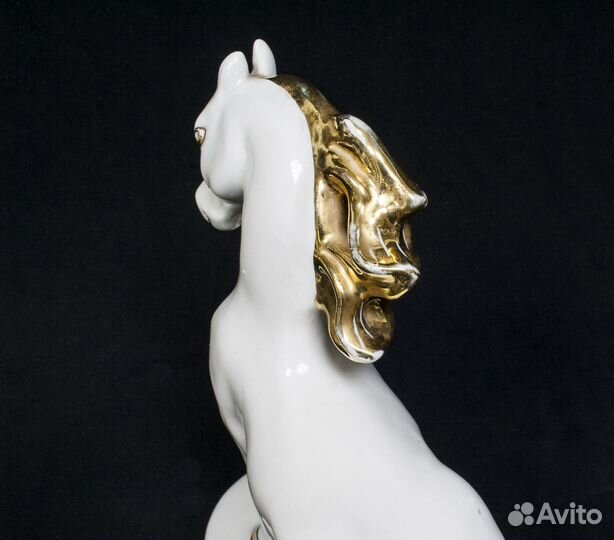 Статуэтка Конь-огонь, лфз, 1960-е годы, потертости