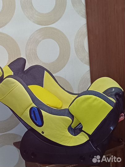 Автокресло люлька Мишутка 0-18 кгжелтый