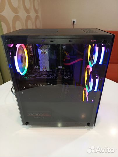 Игровой компьютер Intel 6 ядер rx 570 8 гб