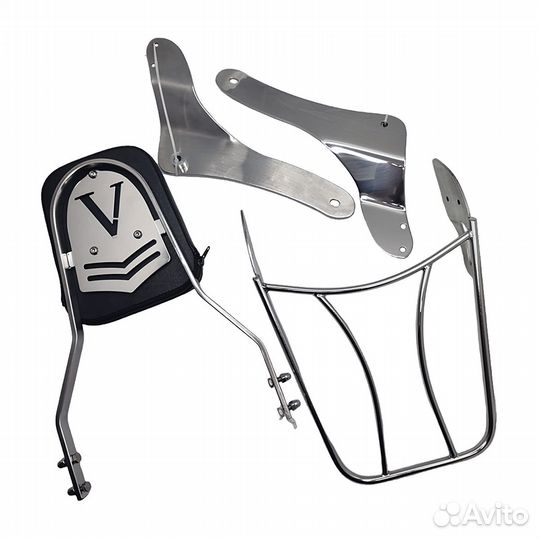 Спинка пассажира Suzuki Intruder 800 хром