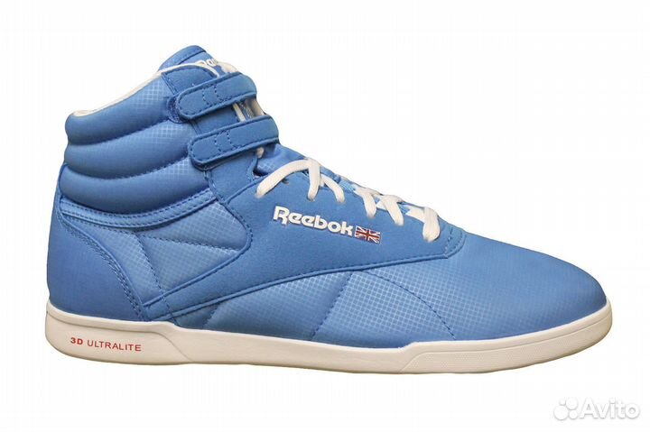 Reebok голубые высокие кроссовки кеды 38 12storeez