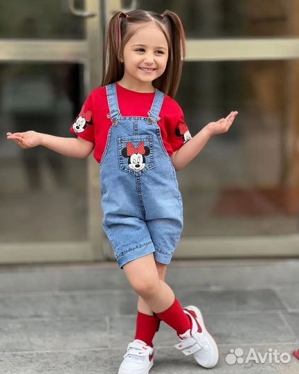 Костюм детский летний для девочки 2,4,5лет