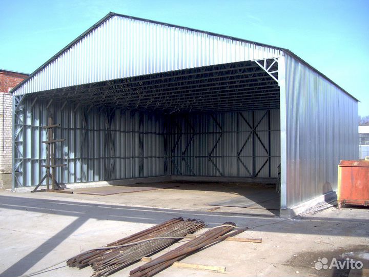 Строительство ангаров, складов, навесов под ключ