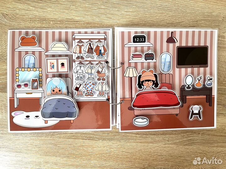 Домик Тока Бока книжка на липучках подарок