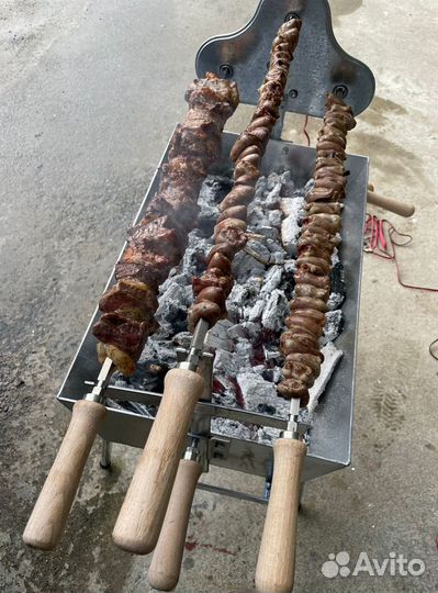 Мангал с электроприводом