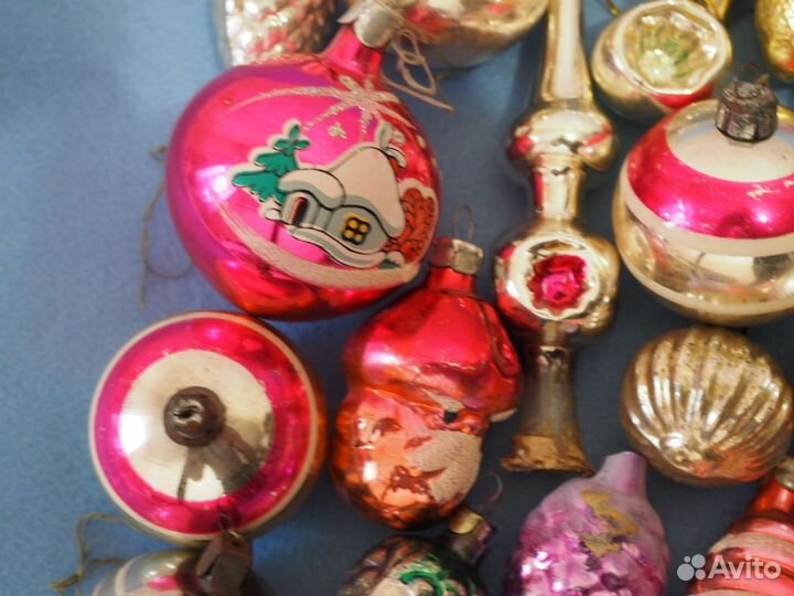 Елочные Новогодние игрушки СССР советские