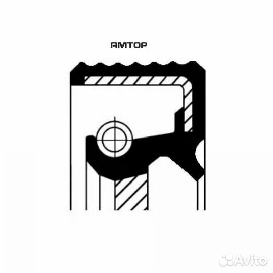 Corteco 07011550B Сальник коленчатого вала