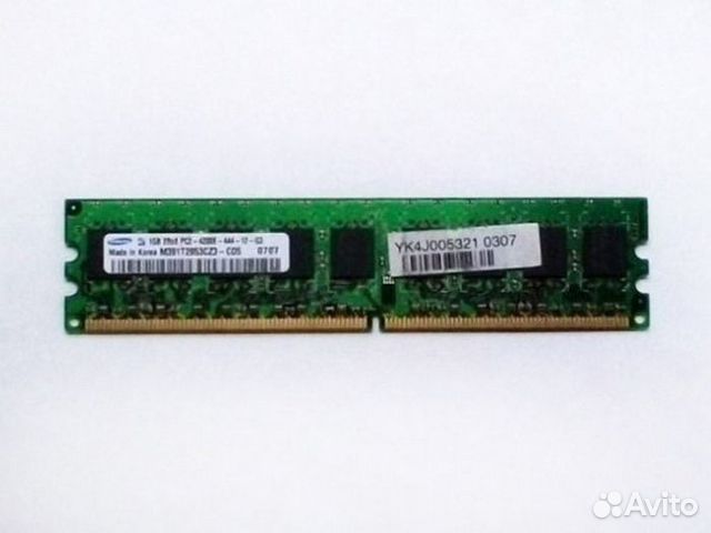 RAM серверная DDR2 1024Mb PC2-4200E (533) есс