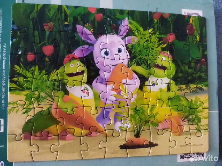 Пазлы Лунтик