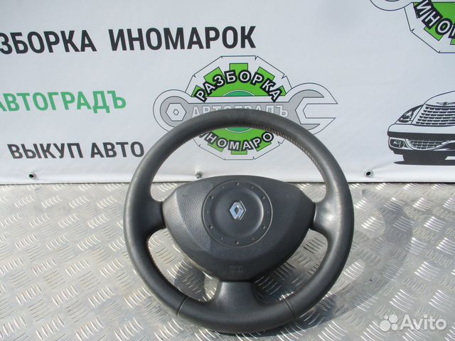 Рулевое колесо с airbag Renault Laguna 2 2002г 1.9