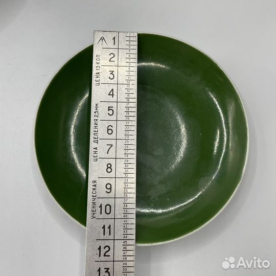 Кофейный сервиз зеленая ветка лфз СССР (Сзр)