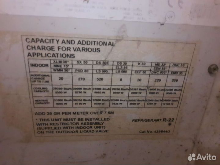 Кондиционер большой бу