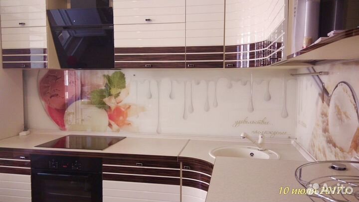 Кухонный фартук стеновая панель стекло заказать