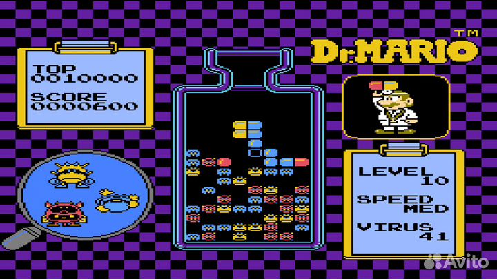 Игра Dr.Mario для Dendy