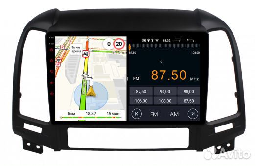 Магнитола Parafar Hyundai Santa Fe 2009-11 Android