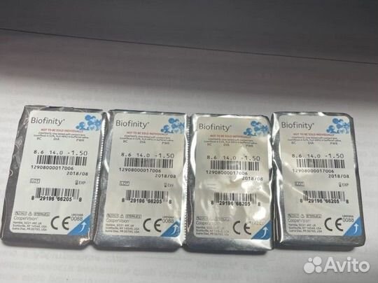 Линзы контактные ежемесячные