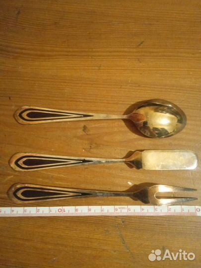 Набор столовых приборов мельхиор СССР