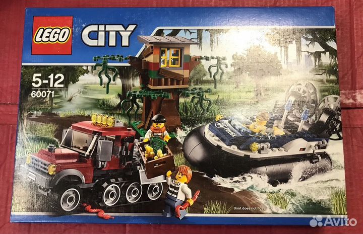 Lego 60071 Полицейский корабль на воздушной подушк