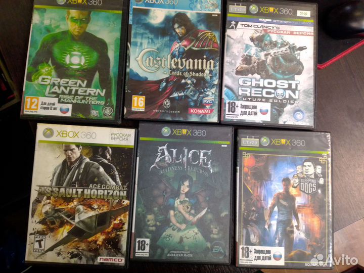 Диски на Xbox 360