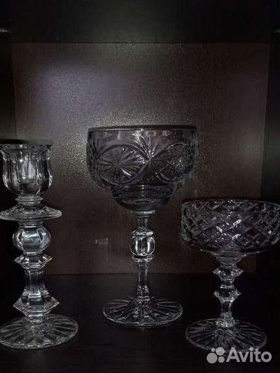 Вазы,шкатулки,хрусталь СССР