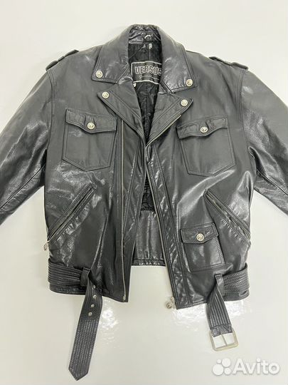 Куртка байкерская Versus by gianni versace винтаж