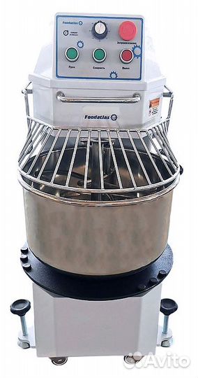 Тестомес спиральный Foodatlas THS-20 Eco (1 скорос