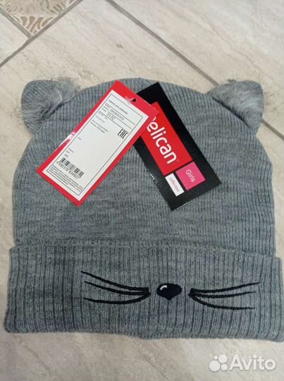 Шапка новая 52 зима детская Куртка кож. зам р-р 42