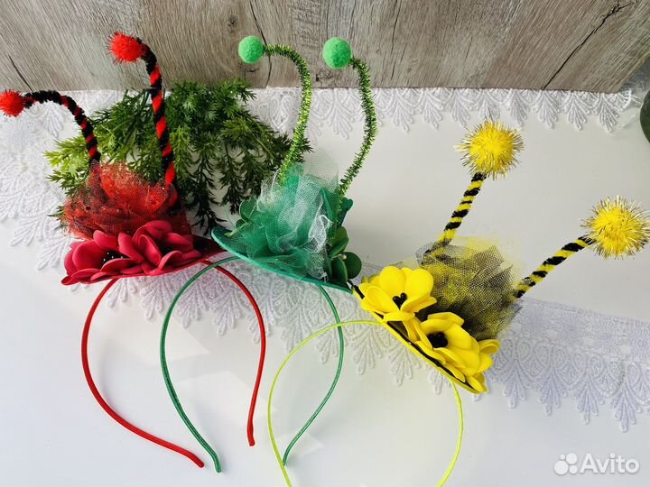 Пчелка.Божья коровка.Ободок