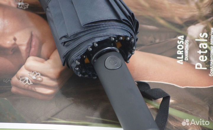 Зонт автомат антиветер 16 спиц, мужской и женский