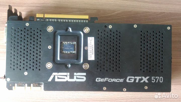 Видеокарта asus GeForce GTX 570 DirectCU II