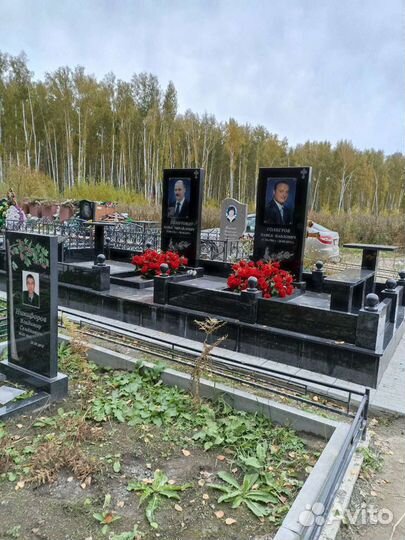 Благоустройство могил на кладбище