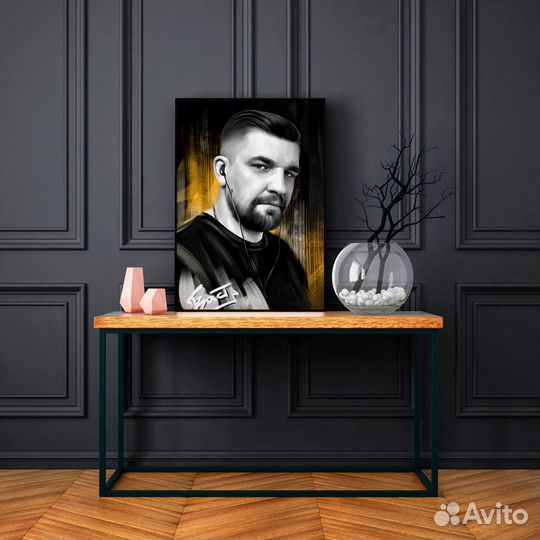 Портрет, картина, печать фото на холсте