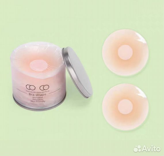 Силиконовая накладка на грудь (пэстисы), 2 пары