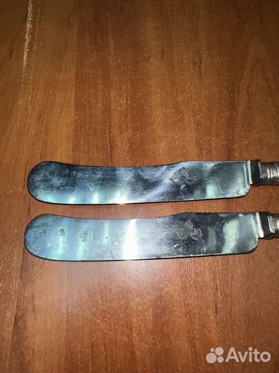 Ножи столовые Завьялов в Ворсме, серебро 84 пробы